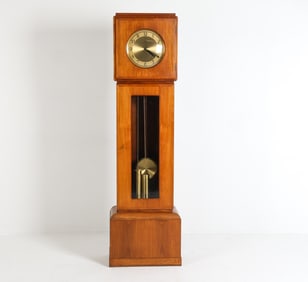 JUNGHANS GERMAN TEAK TALL CASE CLOCK