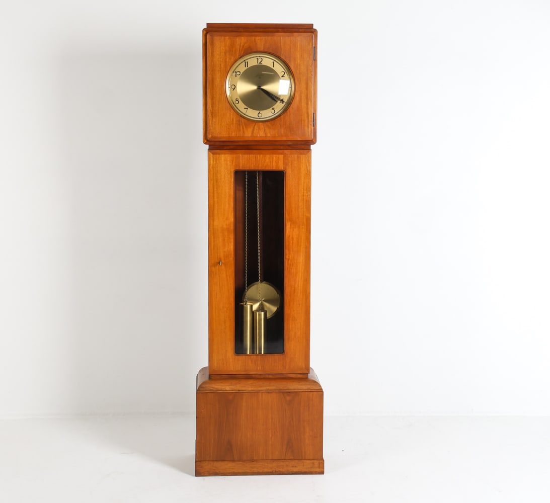 JUNGHANS GERMAN TEAK TALL CASE CLOCK (1 of 20)
