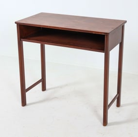 FRITZ HENNINGSEN STYLE DANISH BEECH SIDE TABLE