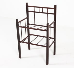 FRITS HENNINGSEN DANISH BEECH MAGAZINE RACK 1950S