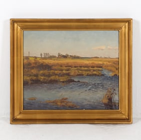 DANISH MARSH LANDSCAPE O/C 1945