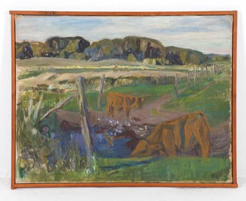 DANISH LANDSCAPE O/C 1949