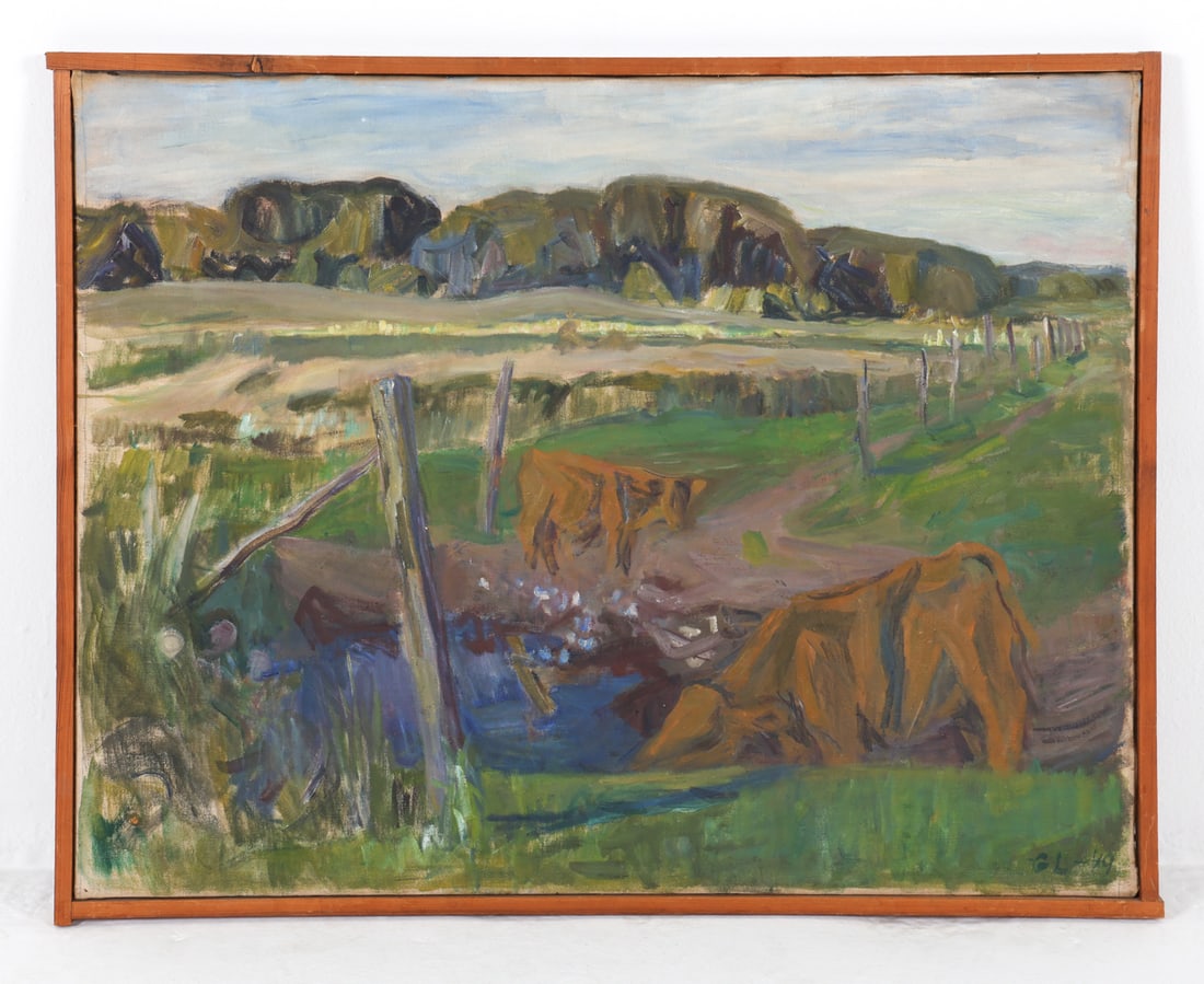 DANISH LANDSCAPE O/C 1949 (1 of 6)
