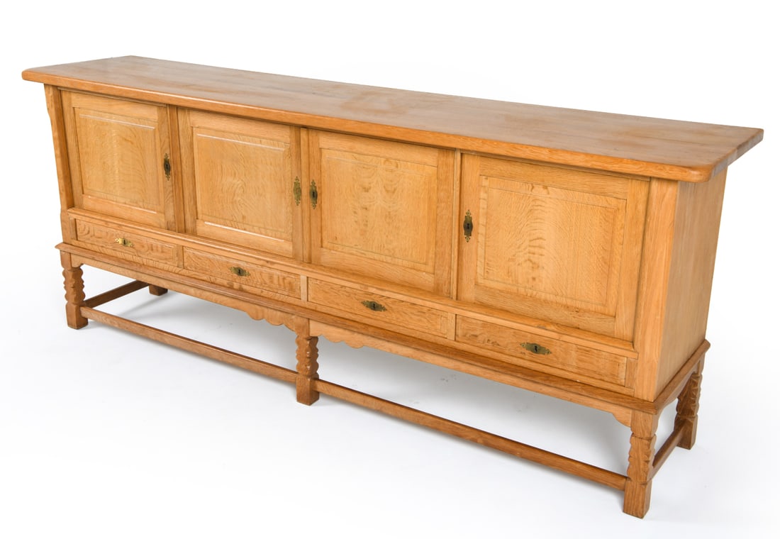 KJAERNULF STYLE DANISH OAK SIDEBOARD C. 1970S (1 of 15)