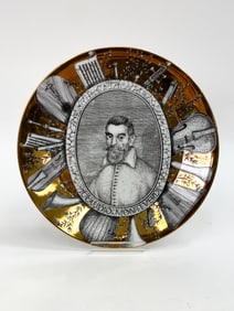 PIERO FORNASETTI GRAND MAESTRI PORCELAIN PLATE