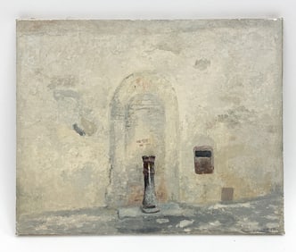 LEV MESHBERG (UKR, 1933-2007) SINK IN CAMERINO O/C