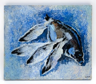 LEV MESHBERG (UKR, 1933-2007) MODERNIST ABSTRACT