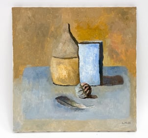 LEV MESHBERG (UKR,1933-2007) HOMAGE TO G. MORANDI