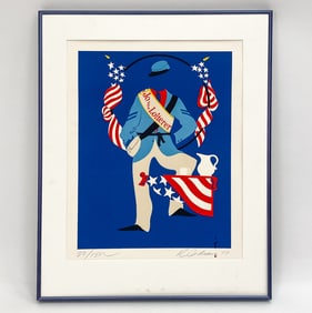 ROBERT INDIANA (1928-2018) "JO THE LOITERER" LITHO