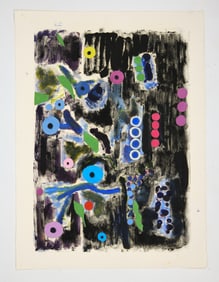 ELAINE K FEINER (1922-2018) "GARDEN II" MM/P
