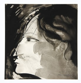 MATSUMI KANEMITSU (1922-1992) "HEAD" DRAWING