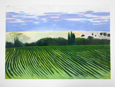 SUSAN ANSON (1952-2018) LANDSCAPE PASTEL