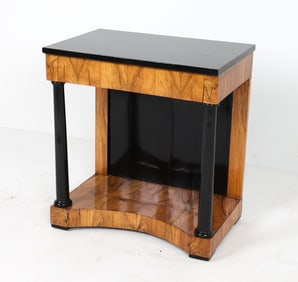 ANTIQUE 19TH C. BIEDERMEIER CONSOLE TABLE