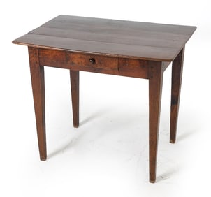 ANTIQUE FRENCH COUNTRY OAK WRITTING TABLE