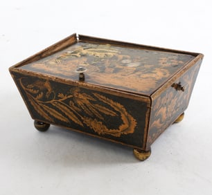 ANTIQUE CHINESE PAINTED BOX