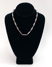 GEORG JENSEN DANISH STERLING SEGMENTED NECKLACE