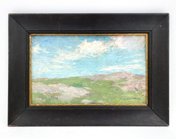 E. L. WARNER (1877-1963) IMPRESSIONIST REALIST O/B