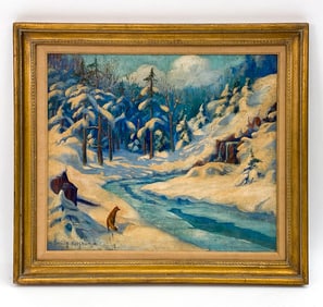 ORVILLE KETCHUM WINTER THAW 1931 O/C