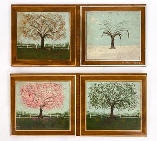 20TH C. FOUR SEASONS QUADRANT O/B