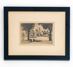 A. SCHUTZ (GERMAN-AMERICAN,1894-1977) METROPOLIS