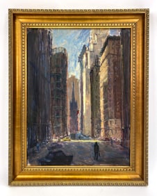 ANTHONY SPRINGER (1928-1995) NYC SOHO STREET O/C