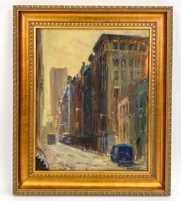 ANTHONY SPRINGER (1928-1995) NYC SOHO O/C