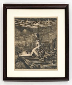 JULIUS TURNER (GERMAN, 1881-1948) ETCHING