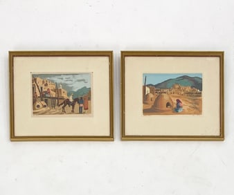 ANA BERRY (1907-2001) SERIGRAPHS