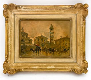 GIUSEPPE AMADIO RIVA (1861-1948) O/B