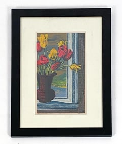 HARRY STERNBERG (1904-2001) STILL LIFE SERIGRAPH