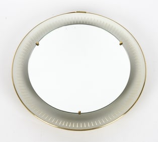 HILLEBRAND ILLUMINATED FRAME MIRROR C. 1950S
