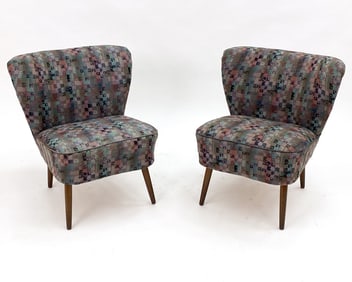 PAIR OF GERMAN COCKTAIL CHAIRS C. 1960S