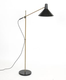 ANVIA ALMELO DUTCH ENAMELED METAL FLOOR LAMP