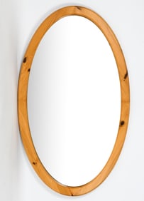 VINTAGE SWEDISH PINE MIRROR C. 1970S