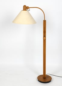 MID-CENTURY DOMUS TEAK FLOOR LAMP C. 1970S