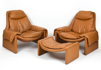 VITTORIO INTROINI FOR SAPORITI LOUNGE CHAIRS 1960S