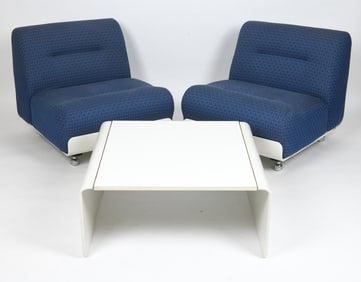 LUIGI COLANI FOR COR "ORBIS" SPACE AGE LOUNGE SET