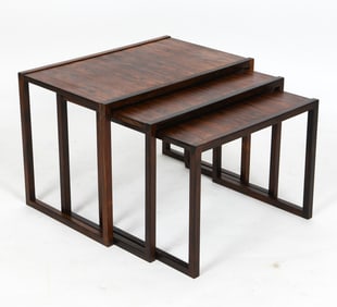 ATTR. KAI KRISTIANSEN ROSEWOOD NESTING TABLES