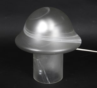 PEILL & PUTZLER GLASS MUSHROOM TABLE LAMP