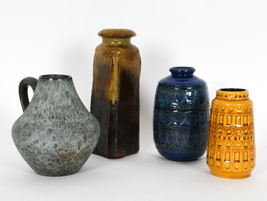 GROUPING OF WEST GERMAN CERAMICS C. 1970S