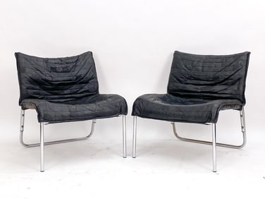 PAIR OF IKEA LOUNGE CHAIRS BY GILLIS LUNDGREN