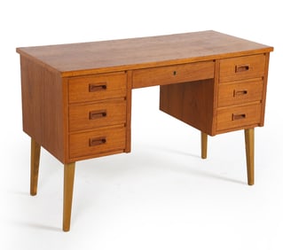 DANISH TEAK WRITING DESK C. 1960S