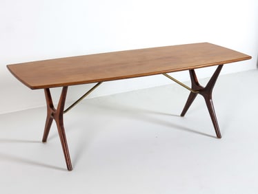 KARL-ERIK EKSELIUS SWEDISH TEAK COFFEE TABLE 1950S