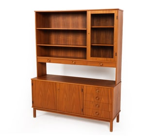 SCANDINAVIAN TEAK SIDEBOARD CABINET C. 1960S