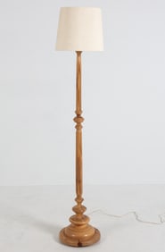 SWEDISH PINE FLOOR LAMP C. 1970S