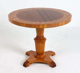 ART DECO SWEDISH INLAID CENTER TABLE C. 1930S