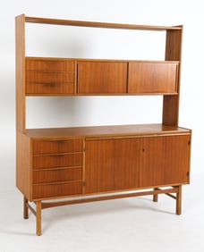 SWEDISH TEAK SIDEBOARD CABINET C. 1960S