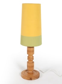 SWEDISH PINE TABLE LAMP C. 1970S