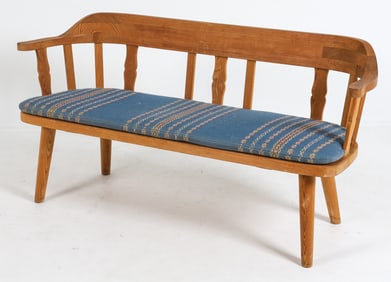 KROGENAES NORWEGIAN PINE SOFA C. 1960S