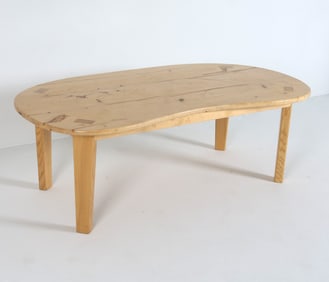 SCANDINAVIAN BIRCH COFFEE TABLE C. 1970S